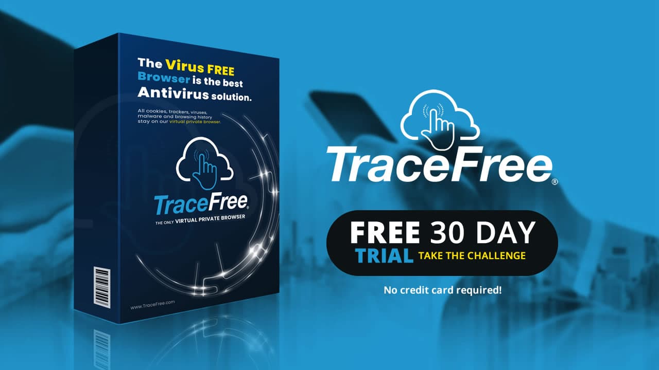 The new and virus free way to browse the Web, is by using TraceFree, a remote browser.